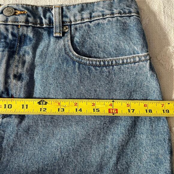Vintage Polo Ralph Lauren Denim Skirt Knee Skirt Back Slit 90’s Mom Size 6 - Picture 7 of 9